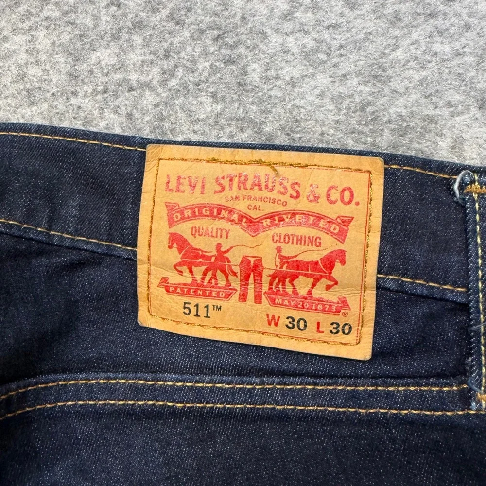 Lot of 4 Levi's 511 Slim Fit Jeans Mens 30x30 Blue Denim Work Pants Bundle